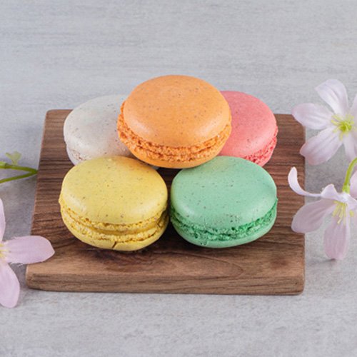 Colorful Macarons for National Cookie Day