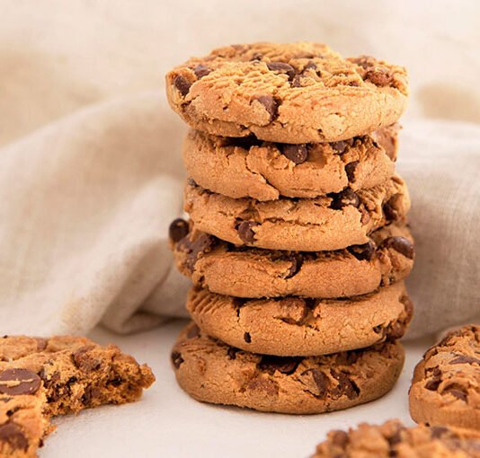 Special chocolate cookies chips