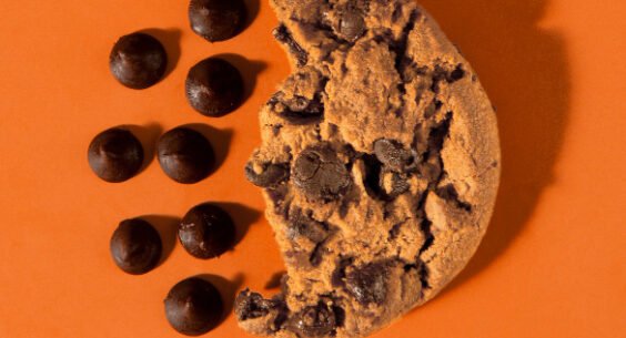 Special chocolate cookie chips